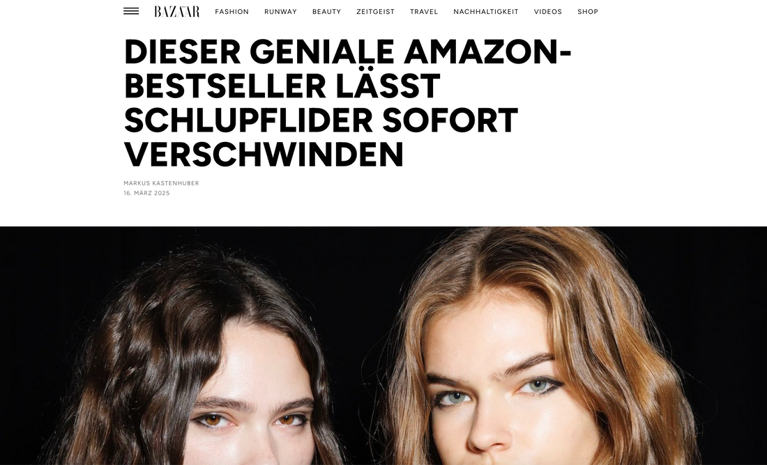 Schlupflider? Kein Problem! Das WUNDERTAPE Dankeschön an Harper’s Bazaar