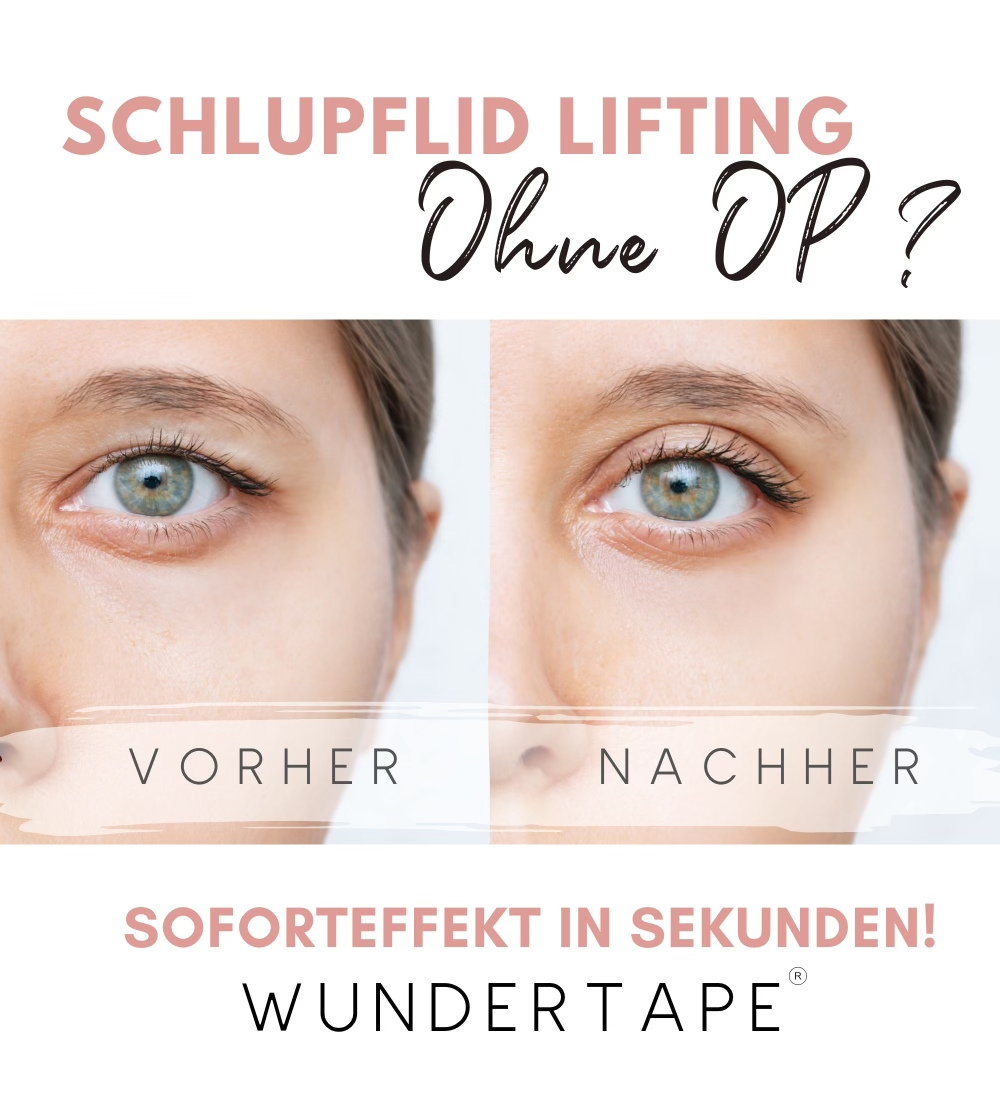 Schlupflider schminken | Wundertape Schlupflid Tapes