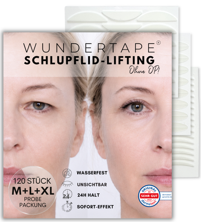 WUNDERTAPE Schlupflider Tape (Probepackung)  "M+L+XL"